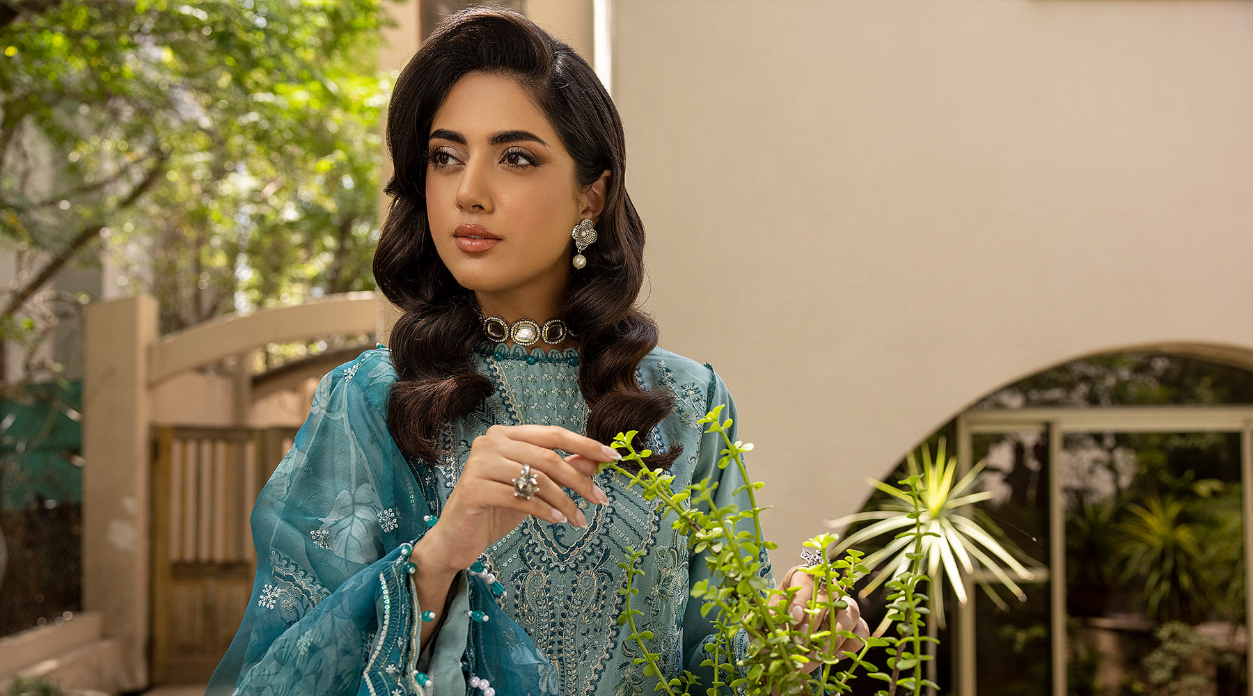 Ellena | Luxury Embroidered Collection | D25 - by - Libasekhas UK - Registered Vendor of : Ellena - 100% Original Designer Dresss