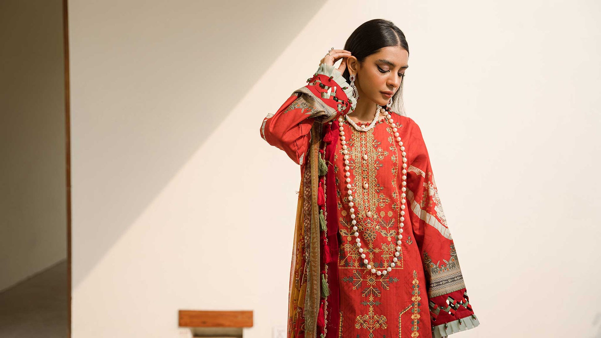 Ellena | Luxury Embroidered Collection | D18 - by - Libasekhas UK - Registered Vendor of : Ellena - 100% Original Designer Dresss