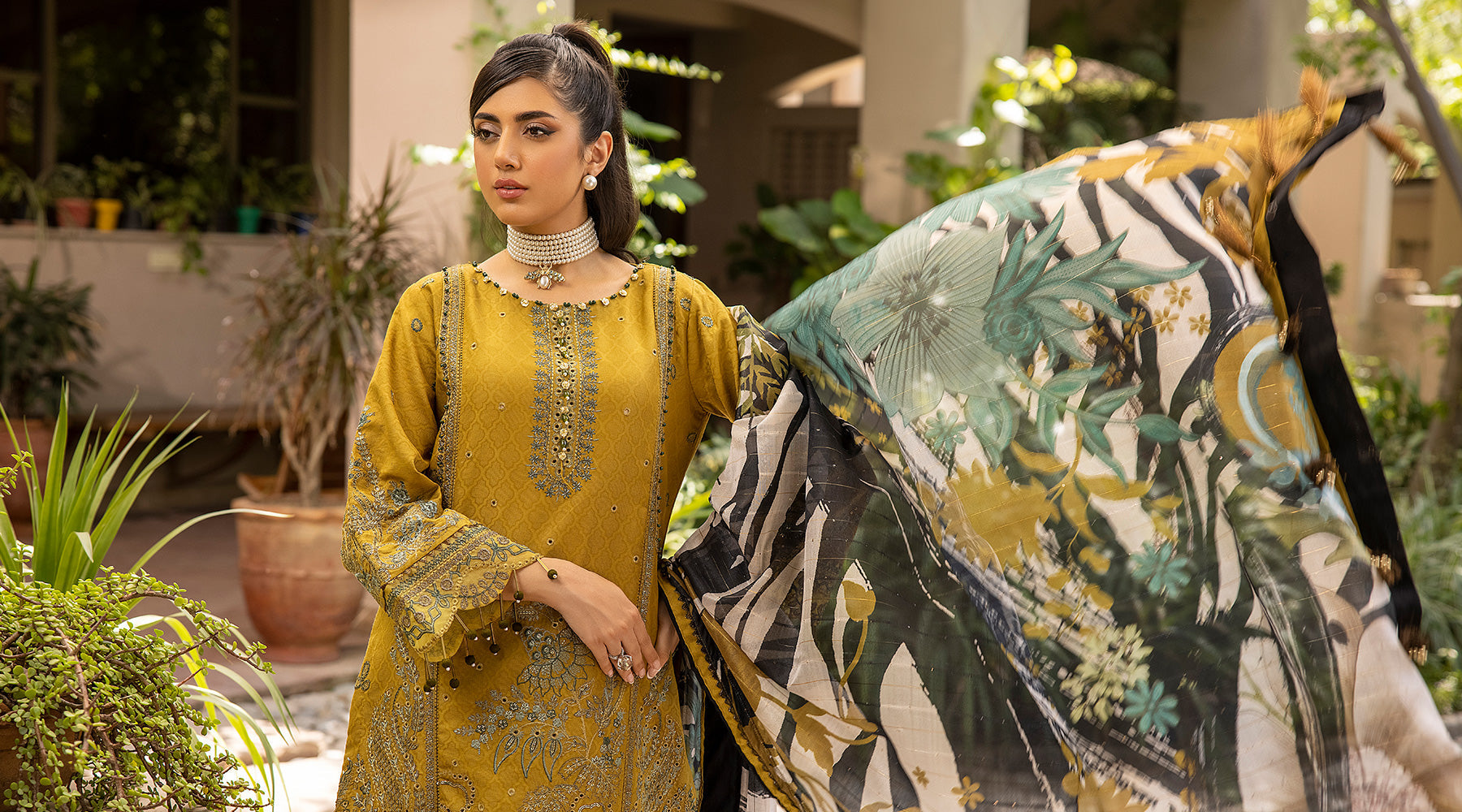 Ellena | Luxury Embroidered Collection | D17 - by - Libasekhas UK - Registered Vendor of : Ellena - 100% Original Designer Dresss
