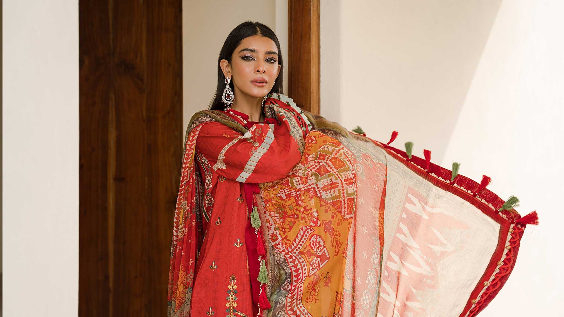 Ellena | Luxury Embroidered Collection | D18 - by - Libasekhas UK - Registered Vendor of : Ellena - 100% Original Designer Dresss