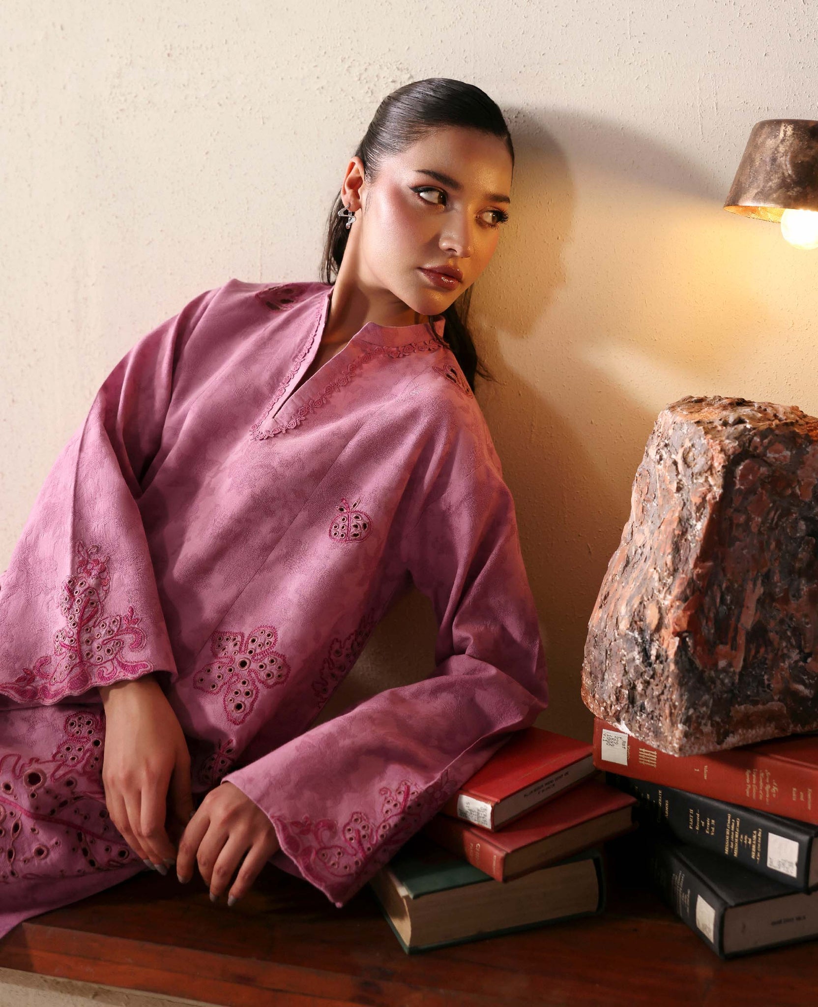 Republic Womenswear | Basics Winter 25 | Elora - by Libasekhas UK - Registered Vendor of : Republic Womenswear - 100% Original Designer Dress