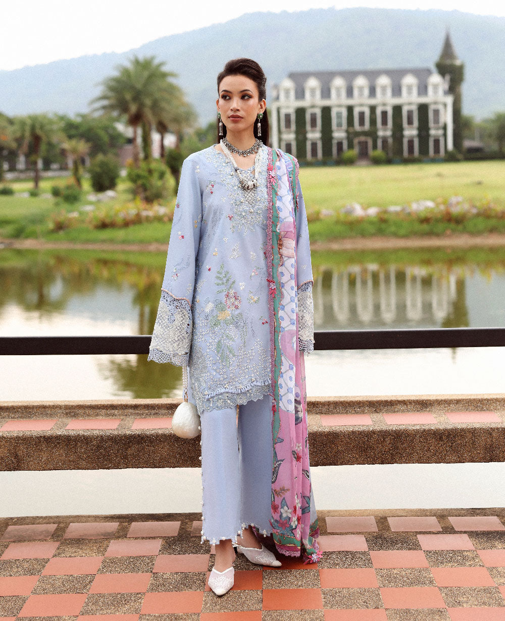 Republic Womenswear | Lilas Lawn 26 | Elowen - by Libasekhas - Registered Vendor of : Republic Womenswear - 100% Original Designer Dress
