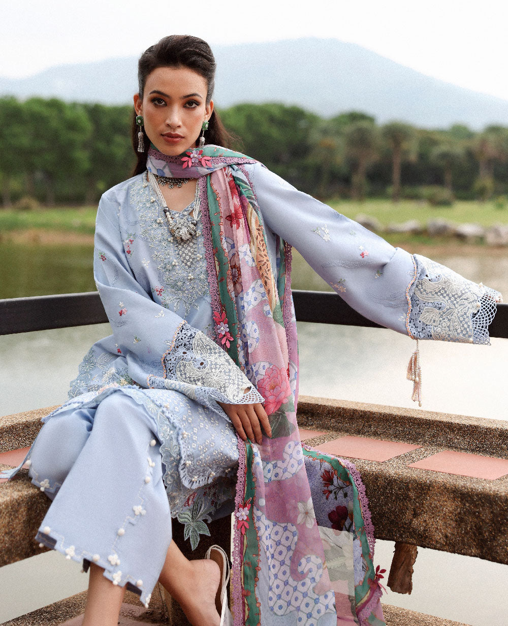Republic Womenswear | Lilas Lawn 26 | Elowen - by Libasekhas - Registered Vendor of : Republic Womenswear - 100% Original Designer Dress