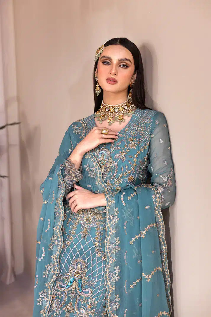Emaan Adeel | Romansiyyah Luxury Formals 23 | RM-05 MIYASA - by - Libasekhas UK - Registered Vendor of : Emaan Adeel - 100% Original Designer Dresss