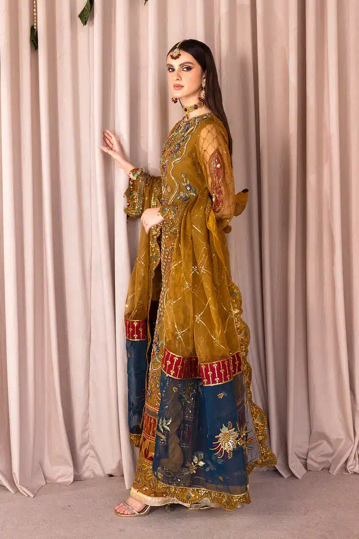 Emaan Adeel | Romansiyyah Luxury Formals 23 | RM-09 MISHA - by - Libasekhas UK - Registered Vendor of : Emaan Adeel - 100% Original Designer Dresss