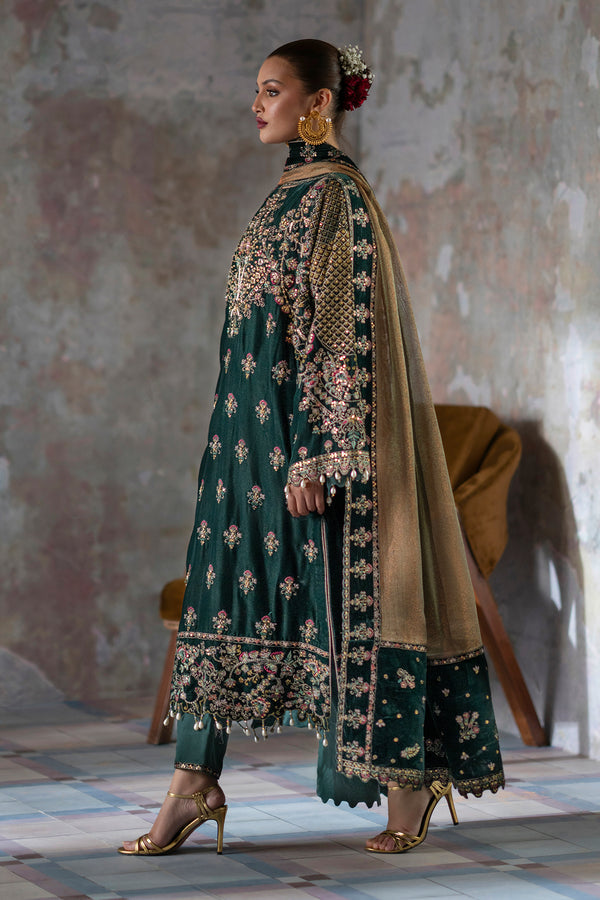 Emaan Adeel | Saanjh Velvet Collection 24 | Nisha - by - Libasekhas UK - Registered Vendor of : Emaan Adeel - 100% Original Designer Dresss