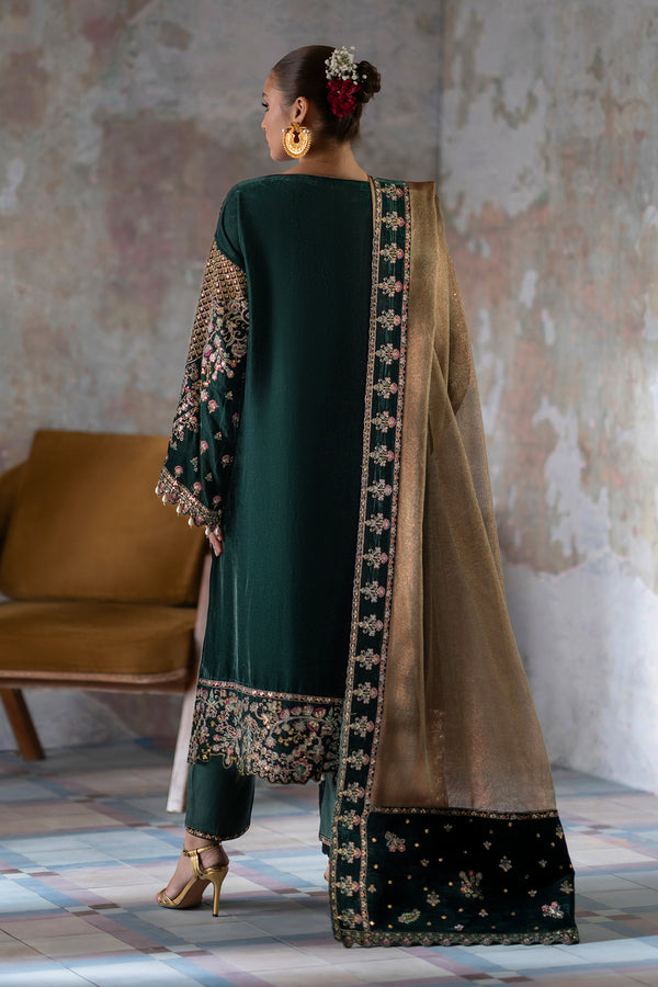 Emaan Adeel | Saanjh Velvet Collection 24 | Nisha - by - Libasekhas UK - Registered Vendor of : Emaan Adeel - 100% Original Designer Dresss