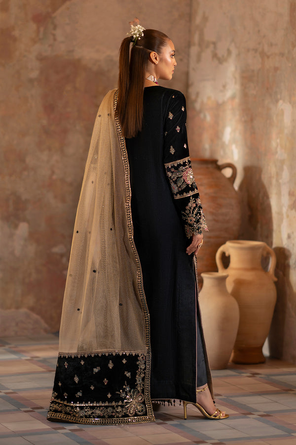 Emaan Adeel | Saanjh Velvet Collection 24 |  Ishaan - by - Libasekhas UK - Registered Vendor of : Emaan Adeel - 100% Original Designer Dresss