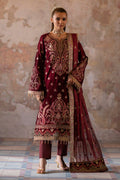 Emaan Adeel | Saanjh Velvet Collection 24 |  Tara - by - Libasekhas UK - Registered Vendor of : Emaan Adeel - 100% Original Designer Dresss