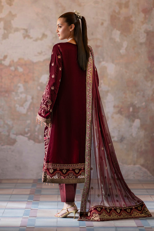 Emaan Adeel | Saanjh Velvet Collection 24 |  Tara - by - Libasekhas UK - Registered Vendor of : Emaan Adeel - 100% Original Designer Dresss