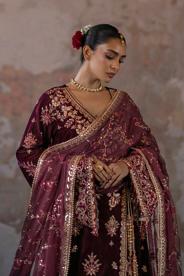 Emaan Adeel | Saanjh Velvet Collection 24 |  Tanish - by - Libasekhas UK - Registered Vendor of : Emaan Adeel - 100% Original Designer Dresss