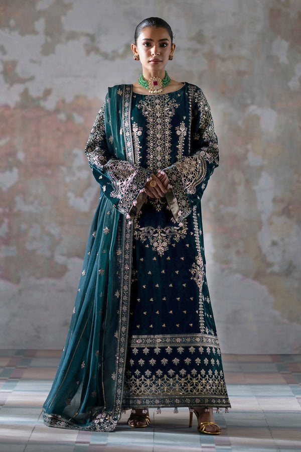 Emaan Adeel | Saanjh Velvet Collection 24 |  Meher - by - Libasekhas UK - Registered Vendor of : Emaan Adeel - 100% Original Designer Dresss