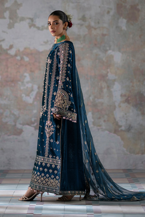 Emaan Adeel | Saanjh Velvet Collection 24 |  Meher - by - Libasekhas UK - Registered Vendor of : Emaan Adeel - 100% Original Designer Dresss