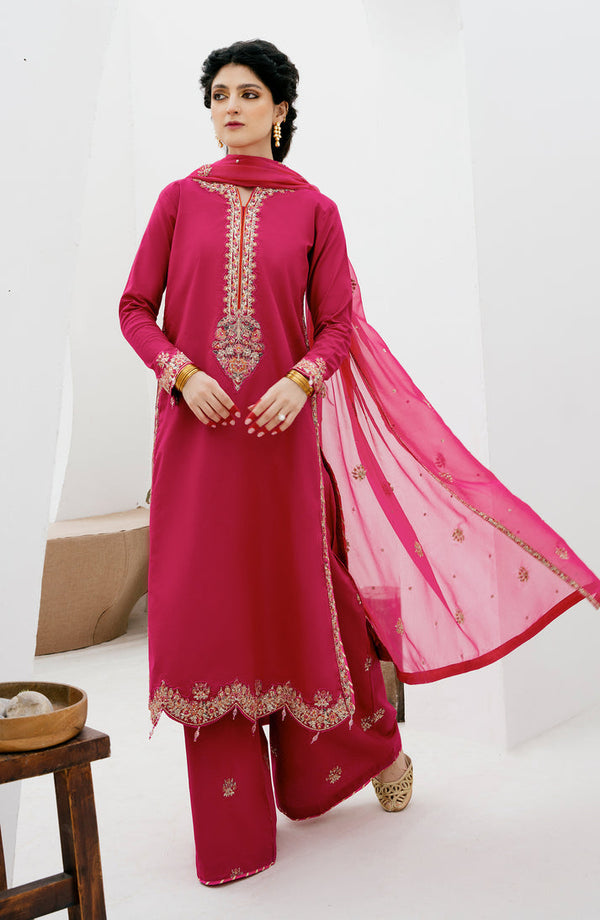 Emaan Adeel | Gul Mohr Eid Pret | DANEEN - by - Libasekhas UK - Registered Vendor of : Emaan Adeel - 100% Original Designer Dresss
