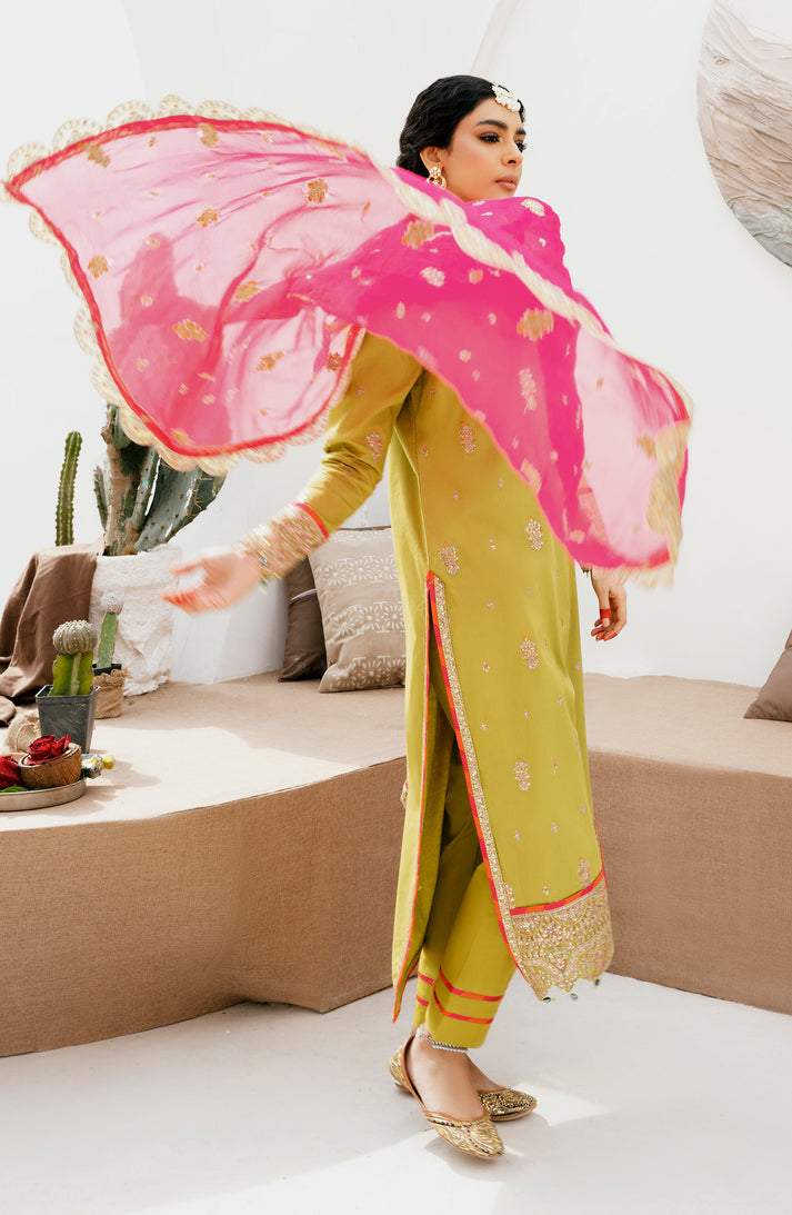 Emaan Adeel | Gul Mohr Eid Pret | ESHAL - by - Libasekhas UK - Registered Vendor of : Emaan Adeel - 100% Original Designer Dresss