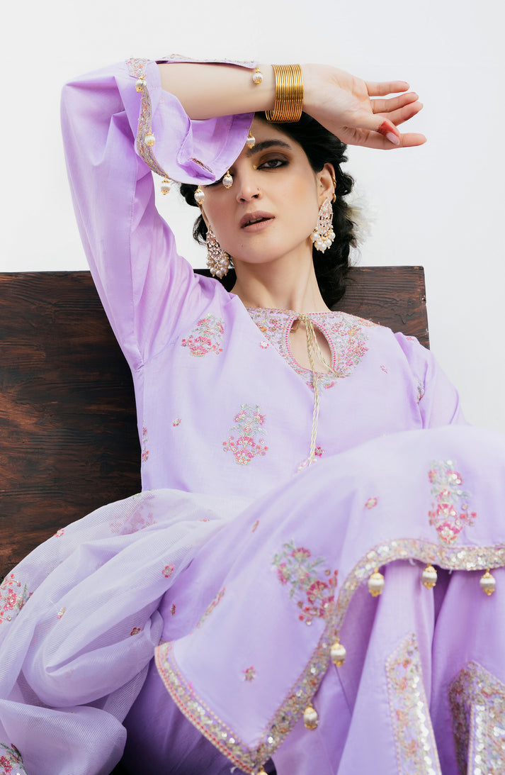 Emaan Adeel | Gul Mohr Eid Pret | ZARQA - by - Libasekhas UK - Registered Vendor of : Emaan Adeel - 100% Original Designer Dresss