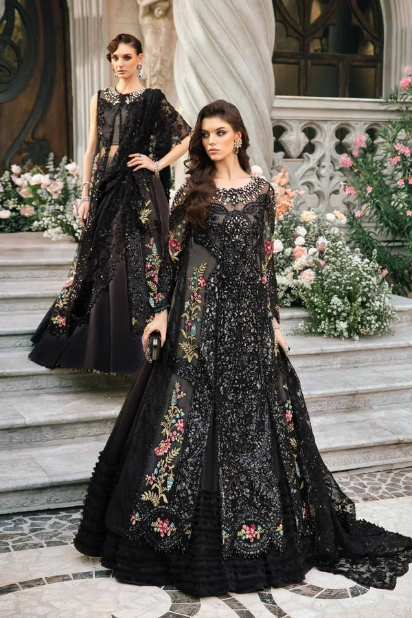 Maria B | Mbroidered Fabrics 2024 | BD-2802 - by - Libasekhas UK - Registered Vendor of : Maria B - 100% Original Designer Dresss