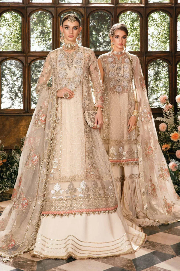 Maria B | Mbroidered Fabrics 2024 | BD-2805 - by - Libasekhas UK - Registered Vendor of : Maria B - 100% Original Designer Dresss
