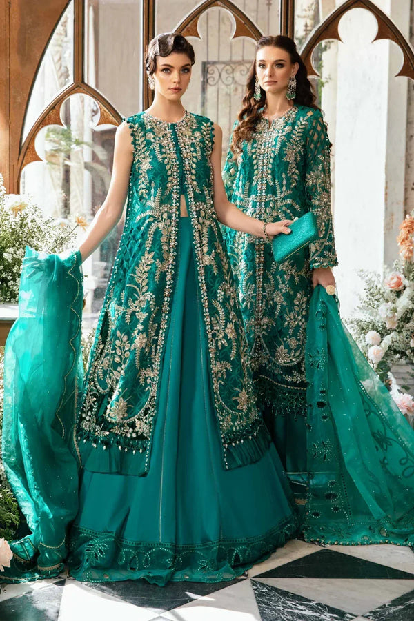 Maria B | Mbroidered Fabrics 2024 | BD-2806 - by - Libasekhas UK - Registered Vendor of : Maria B - 100% Original Designer Dresss