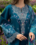 Mushq | Hemline the Secret Garden | Emerald Fern - by Libasekhas UK - Registered Vendor of : Mushq - 100% Original Designer Dress