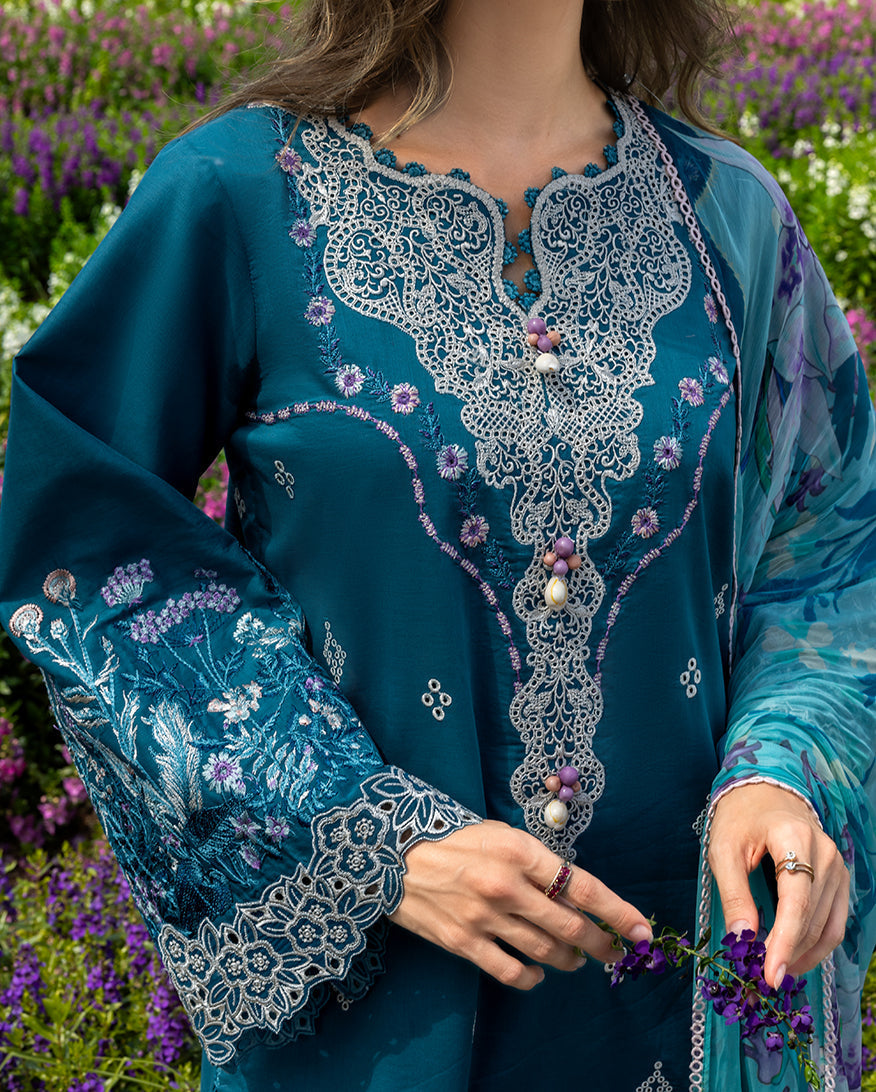 Mushq | Hemline the Secret Garden | Emerald Fern - by Libasekhas UK - Registered Vendor of : Mushq - 100% Original Designer Dress