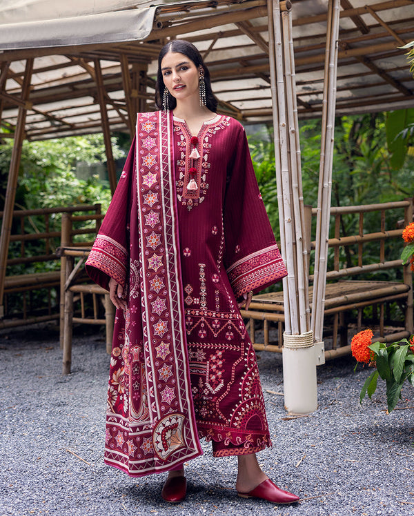 Mushq | Hemline Karandi | Emerald Glimmer - by Libasekhas UK - Registered Vendor of : Mushq - 100% Original Designer Dress