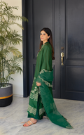 Asifa and Nabeel | Silk Edit 26 | Emerald Hues - by Libasekhas UK - Registered Vendor of : Asifa and Nabeel - 100% Original Designer Dress