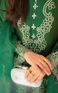 Asifa and Nabeel | Silk Edit 26 | Emerald Hues - by Libasekhas UK - Registered Vendor of : Asifa and Nabeel - 100% Original Designer Dress
