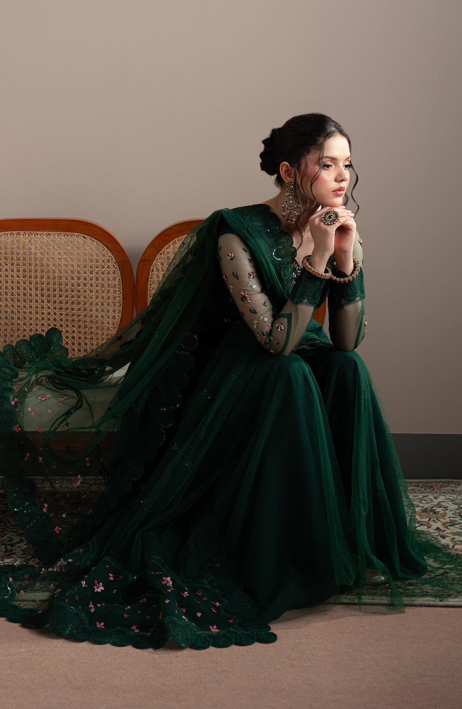 Fabiha Fatima | Elvin Pret Wear | EMERELLE - by Libasekhas UK - Registered Vendor of : Fabiha Fatima - 100% Original Designer Dress