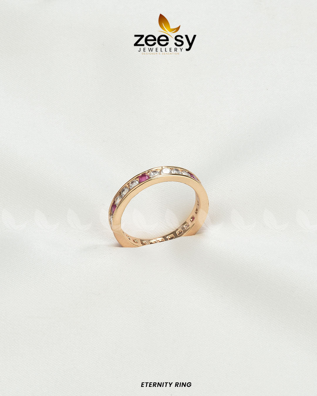 Eternity Ring - by - Libasekhas UK - Registered Vendor of : Zeesy - 100% Original Designer Dresss
