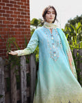 Mushq | Solace Ombre Chikankari | Ethereal Pause - by Libasekhas - Registered Vendor of : Mushq - 100% Original Designer Dress