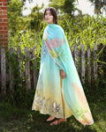 Mushq | Solace Ombre Chikankari | Ethereal Pause - by Libasekhas - Registered Vendor of : Mushq - 100% Original Designer Dress