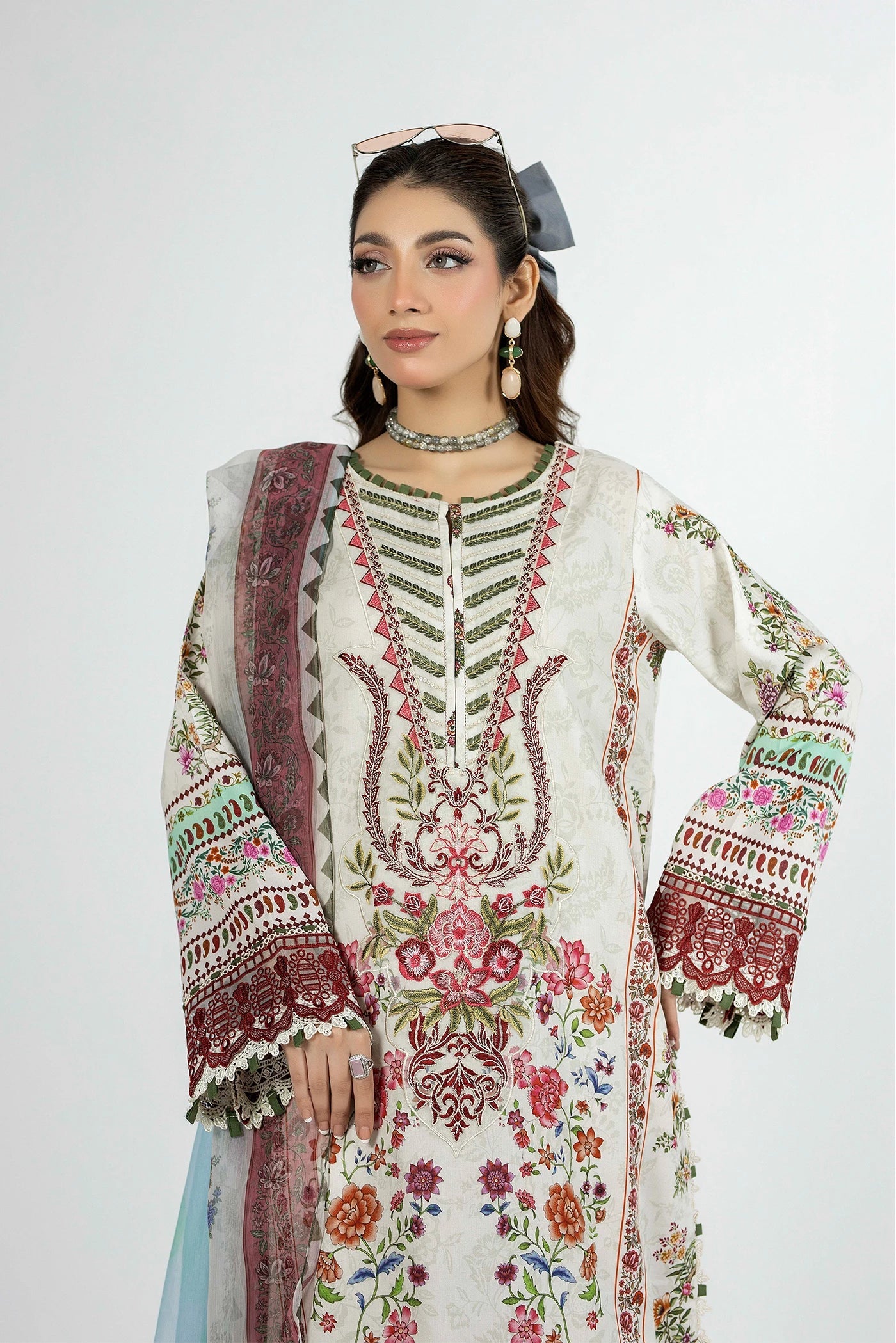 Adans Libas | Ethnic Prints | ETHNIC 1662 - by Libasekhas UK - Registered Vendor of : Adans Libas - 100% Original Designer Dress