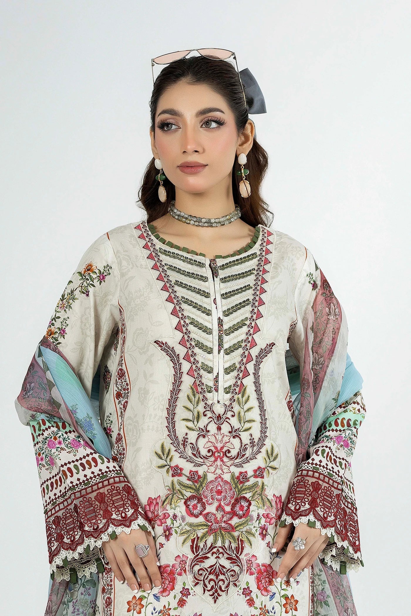 Adans Libas | Ethnic Prints | ETHNIC 1662 - by Libasekhas UK - Registered Vendor of : Adans Libas - 100% Original Designer Dress