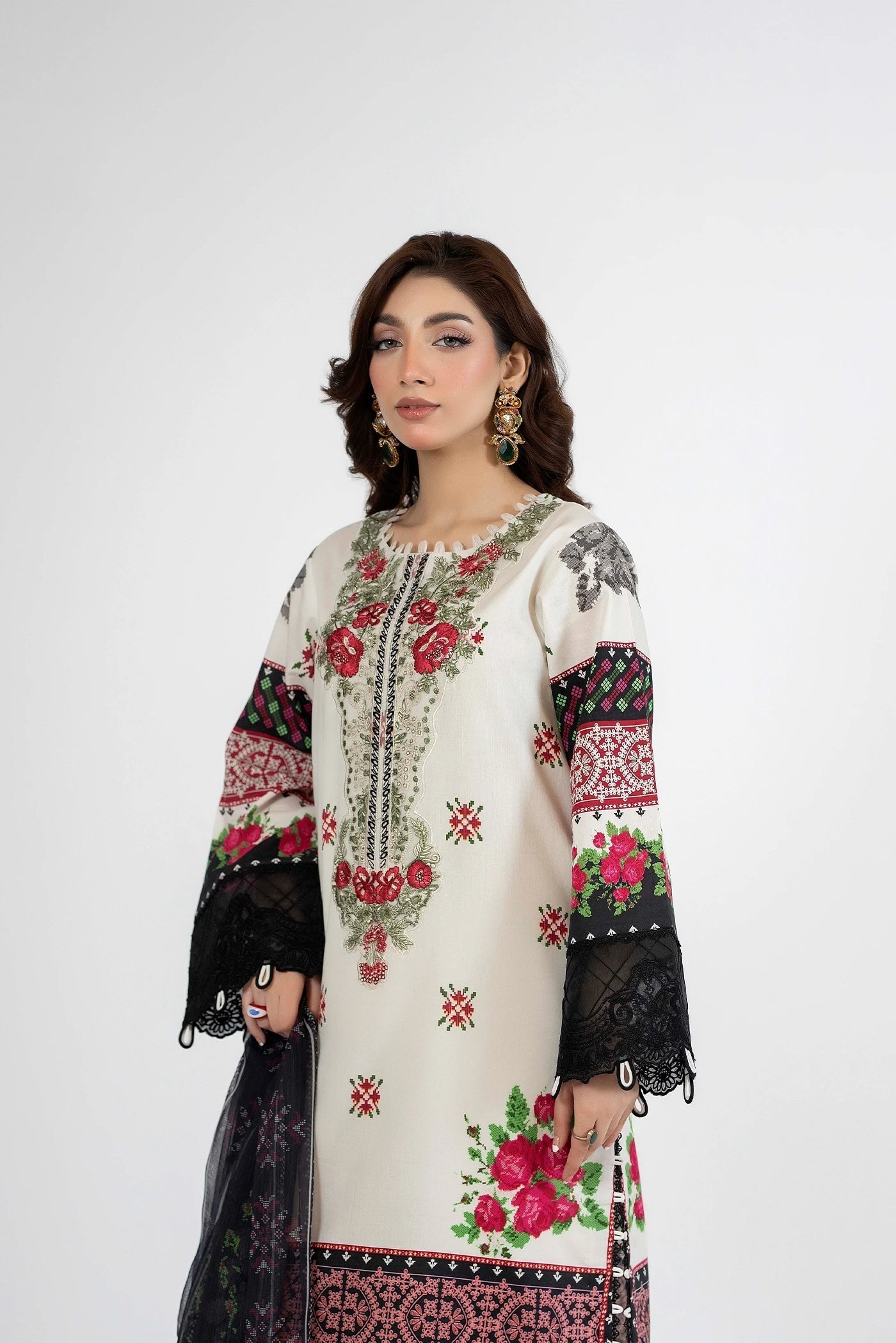 Adans Libas | Ethnic Prints | ETHNIC 1653 - by Libasekhas UK - Registered Vendor of : Adans Libas - 100% Original Designer Dress