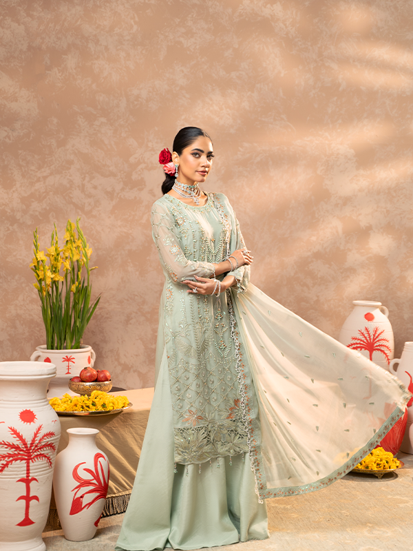 Zebtan | Zeenat Festive Collection | ZN-09 - by - Libasekhas UK - Registered Vendor of : Zebtan - 100% Original Designer Dresss
