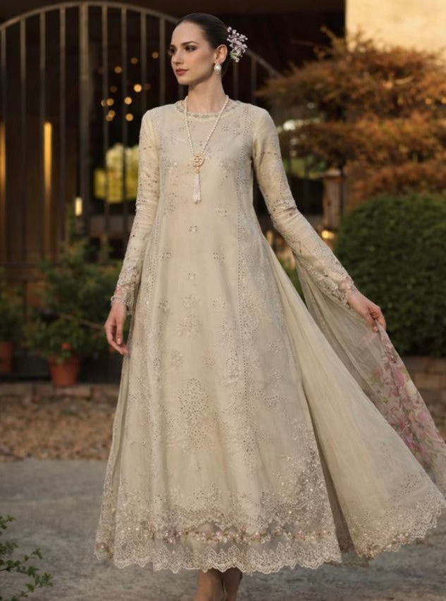 Saadia Asad | Luxury Eid Schiffli Laserkari 26 | D2 - B - Aloura - by Libasekhas UK - Registered Vendor of : Saadia Asad - 100% Original Designer Dress