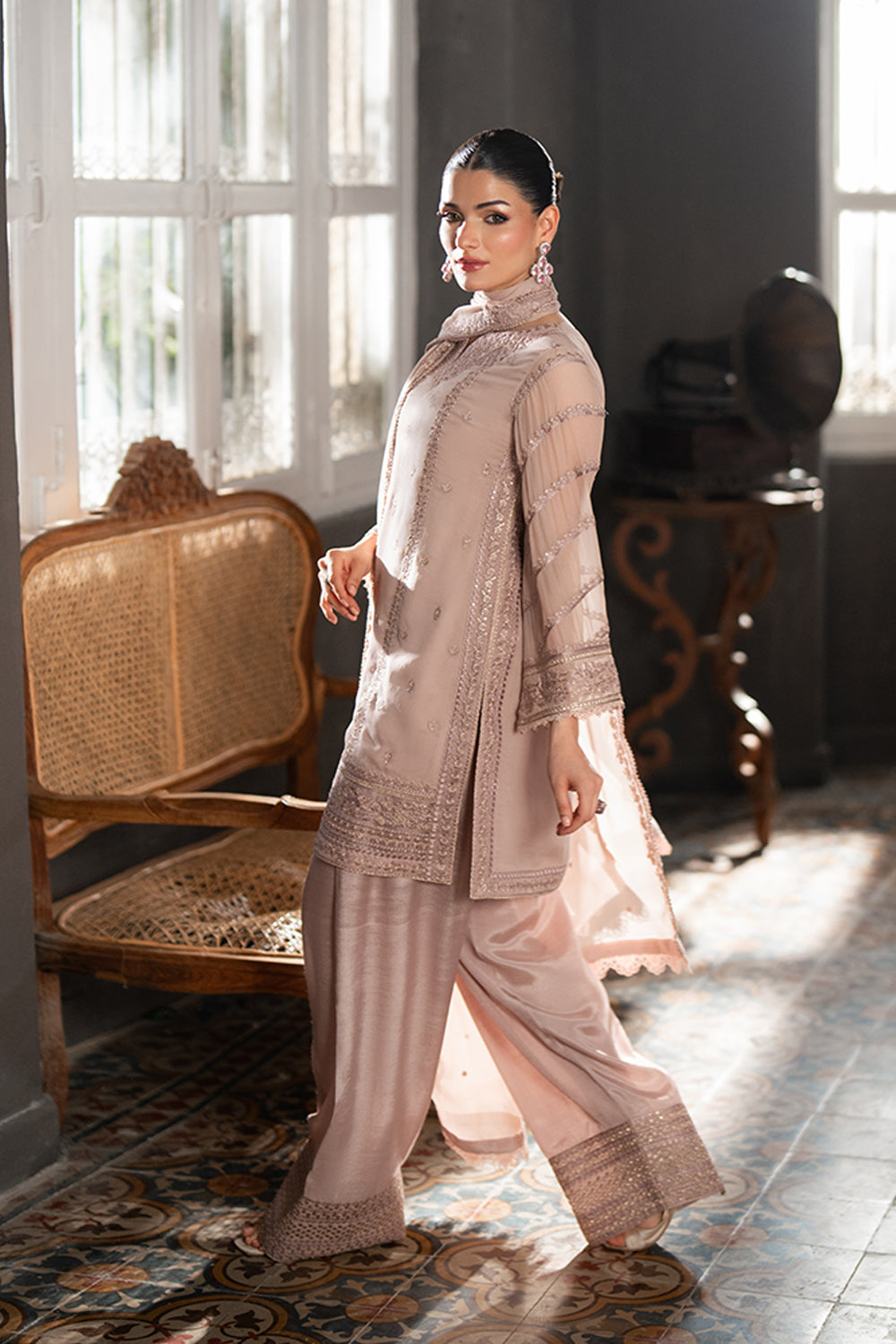 Azure | Ensembles | Faded Rouge - by Libasekhas UK - Registered Vendor of : Azure - 100% Original Designer Dress