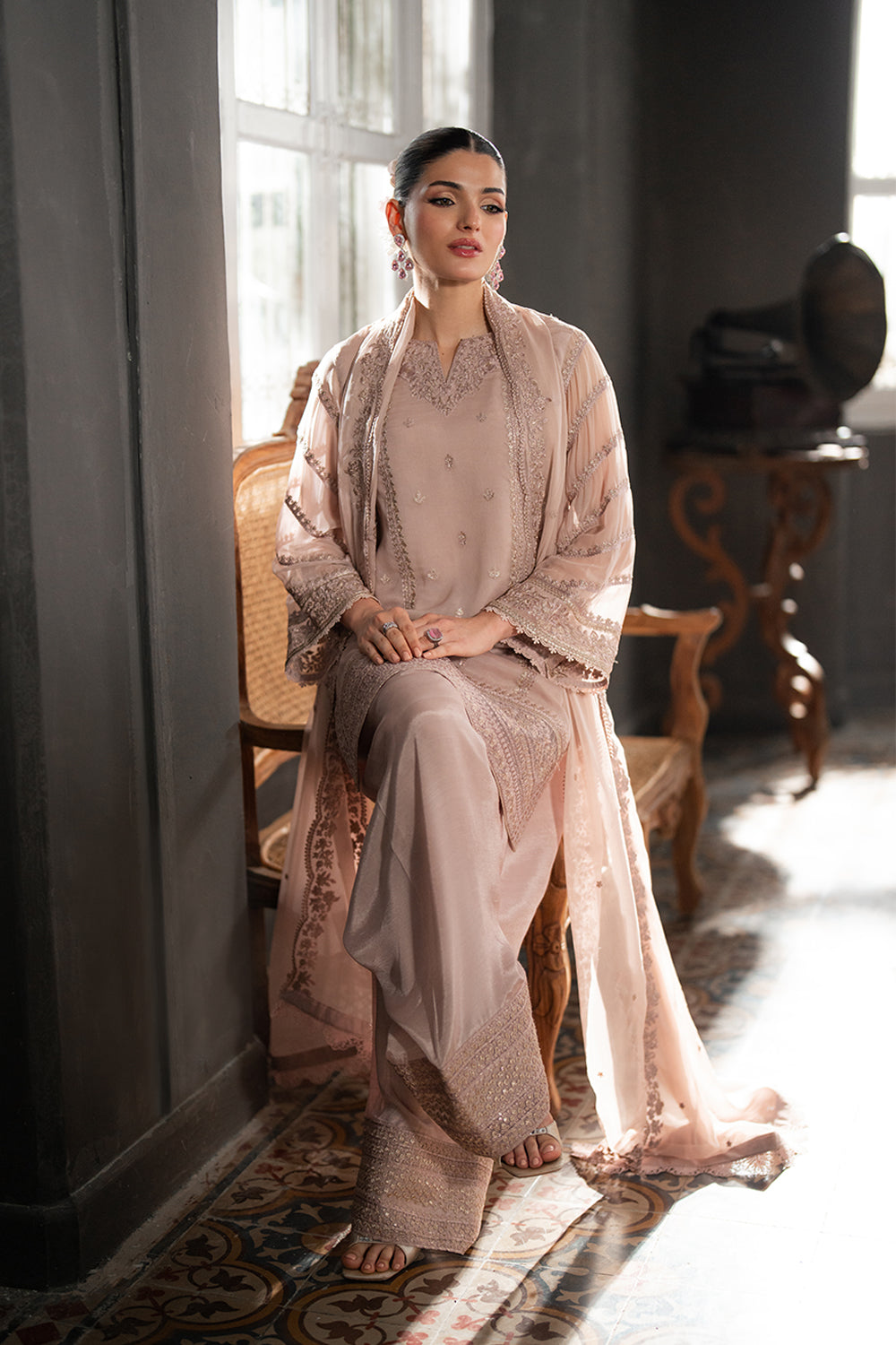 Azure | Ensembles | Faded Rouge - by Libasekhas UK - Registered Vendor of : Azure - 100% Original Designer Dress