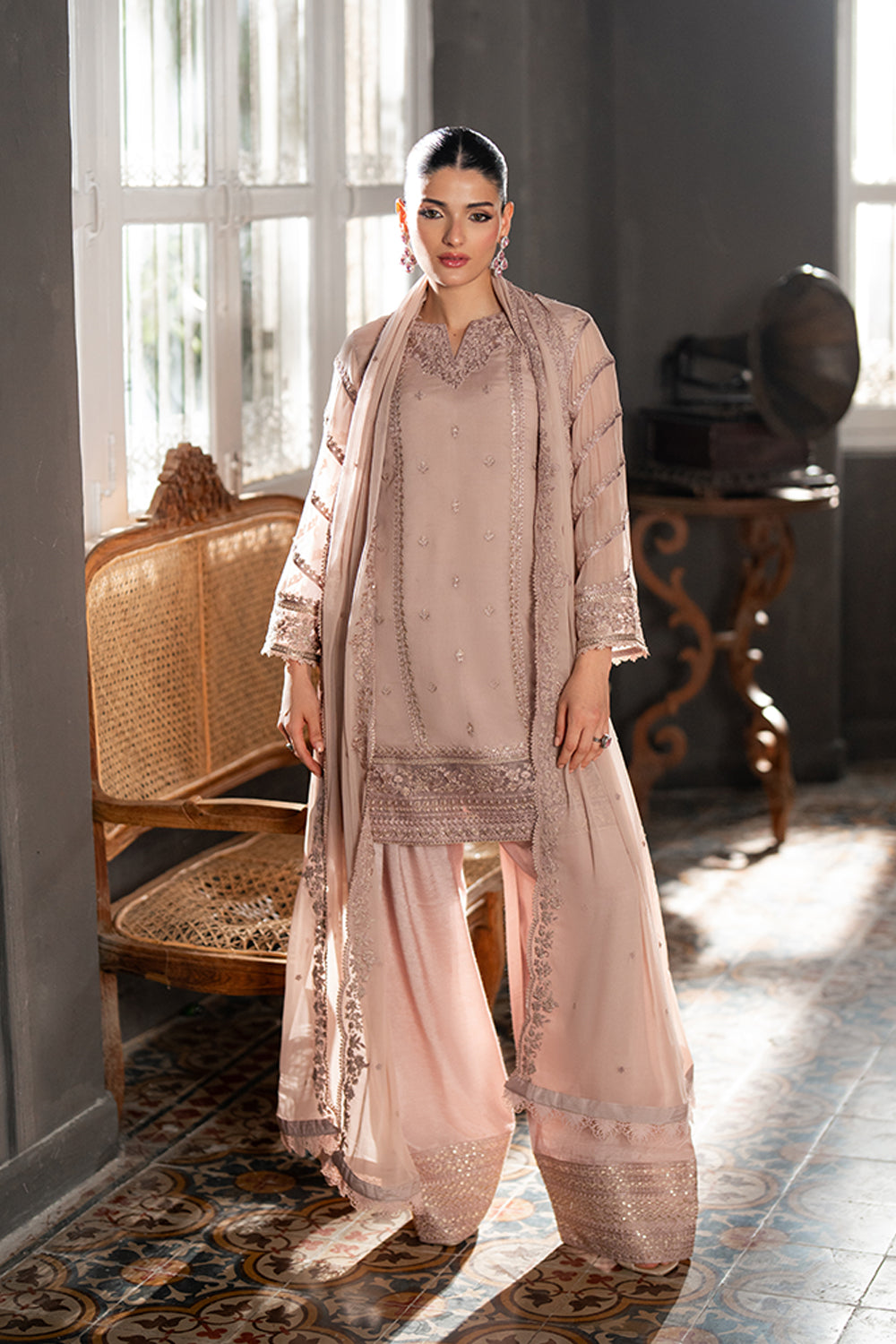 Azure | Ensembles | Faded Rouge - by Libasekhas UK - Registered Vendor of : Azure - 100% Original Designer Dress