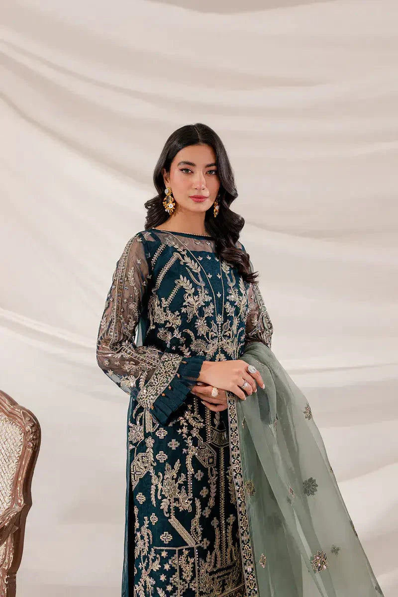 Farasha | Lumiere Luxury Collection 23 | Shamrock - by - Libasekhas UK - Registered Vendor of : Farasha - 100% Original Designer Dresss