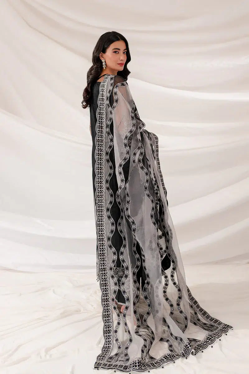 Farasha | Lumiere Luxury Collection 23 | Black Swan - by - Libasekhas UK - Registered Vendor of : Farasha - 100% Original Designer Dresss