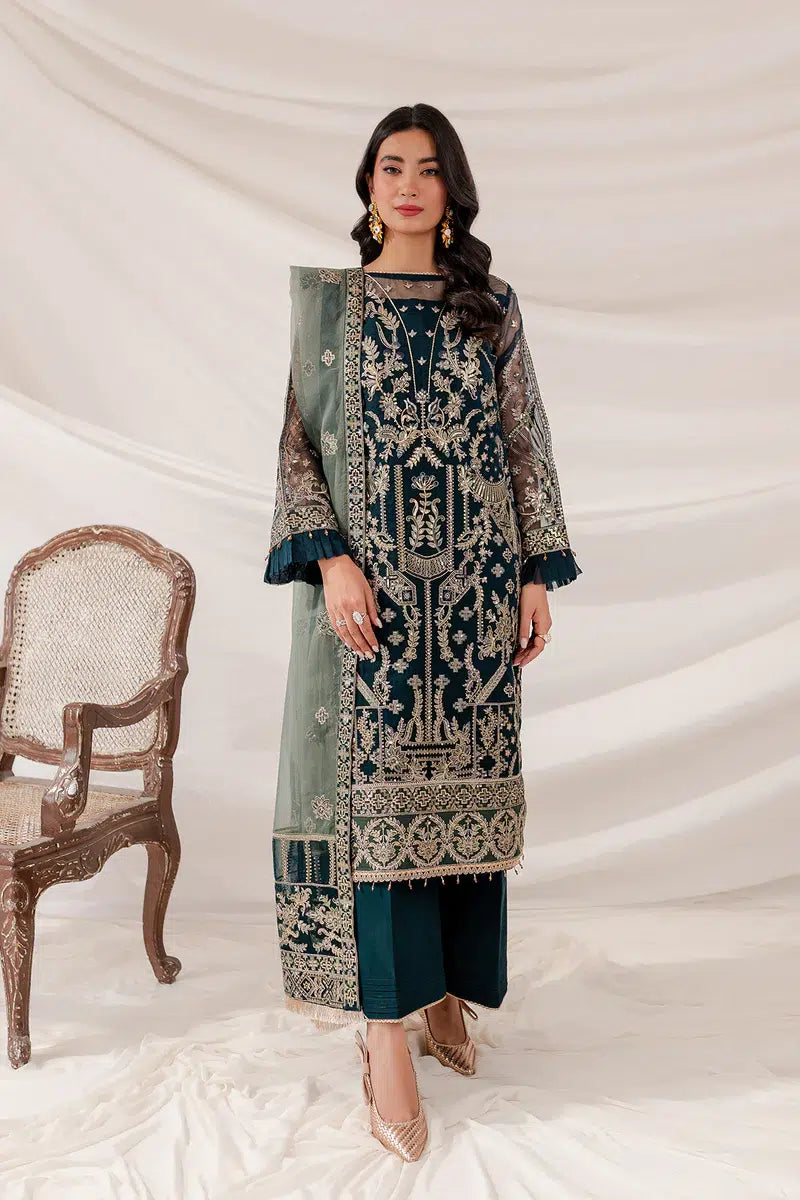 Farasha | Lumiere Luxury Collection 23 | Shamrock - by - Libasekhas UK - Registered Vendor of : Farasha - 100% Original Designer Dresss