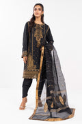 AlKaram | Festive Summer 25 | FC-1A-25-Black - by - Libasekhas UK - Registered Vendor of : Alkaram - 100% Original Designer Dresss