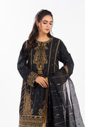 AlKaram | Festive Summer 25 | FC-1A-25-Black - by - Libasekhas UK - Registered Vendor of : Alkaram - 100% Original Designer Dresss