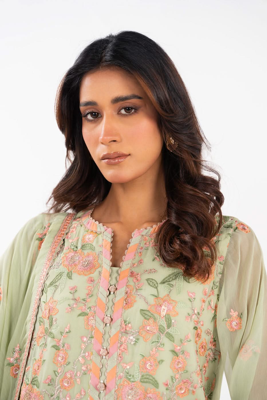AlKaram | Festive Summer 25 | FC-22I-25-Pistachio - by - Libasekhas UK - Registered Vendor of : Alkaram - 100% Original Designer Dresss