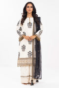 AlKaram | Festive Summer 25 | FC-30M-25-Off White - by - Libasekhas UK - Registered Vendor of : Alkaram - 100% Original Designer Dresss