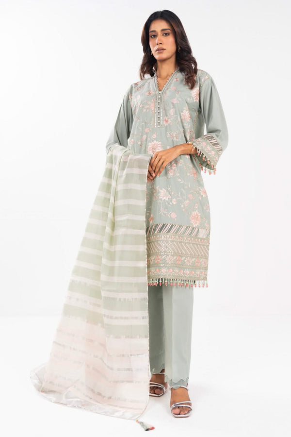 AlKaram | Festive Summer 25 | FC-33N-25-MINT - by - Libasekhas UK - Registered Vendor of : Alkaram - 100% Original Designer Dresss