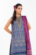 AlKaram | Festive Summer 25 | FC-34N-25-Persian Blue - by - Libasekhas UK - Registered Vendor of : Alkaram - 100% Original Designer Dresss