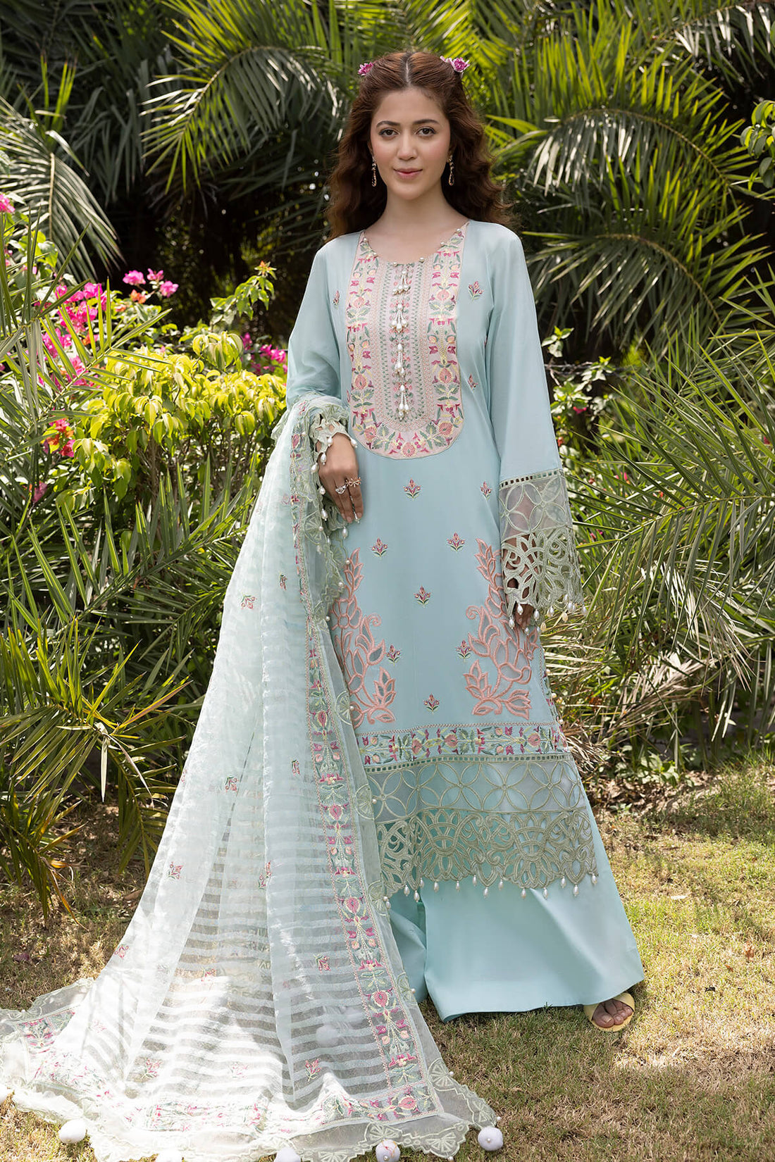 Raeesa Premium | Ferya Lawn | Noor E Fajar | Ferya | FD-06 - by - Libasekhas UK - Registered Vendor of : Raeesa Premium - 100% Original Designer Dresss